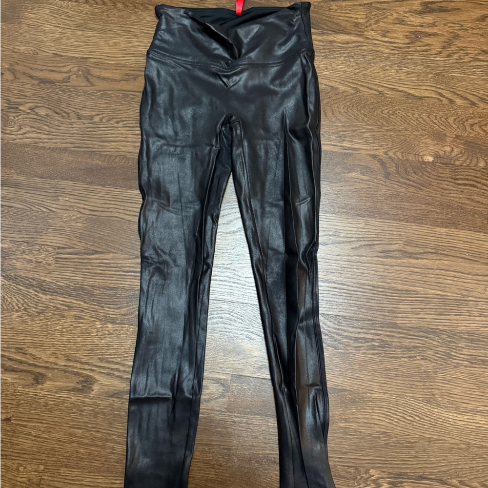 SPANX Faux Leather Leggings
